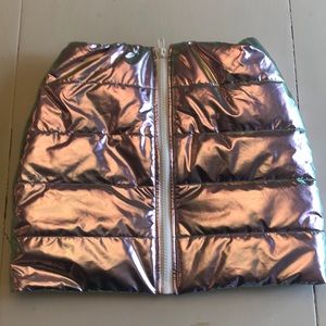 Dolls Kill Club EXX Aurora Beam Puffer Mini Skirt